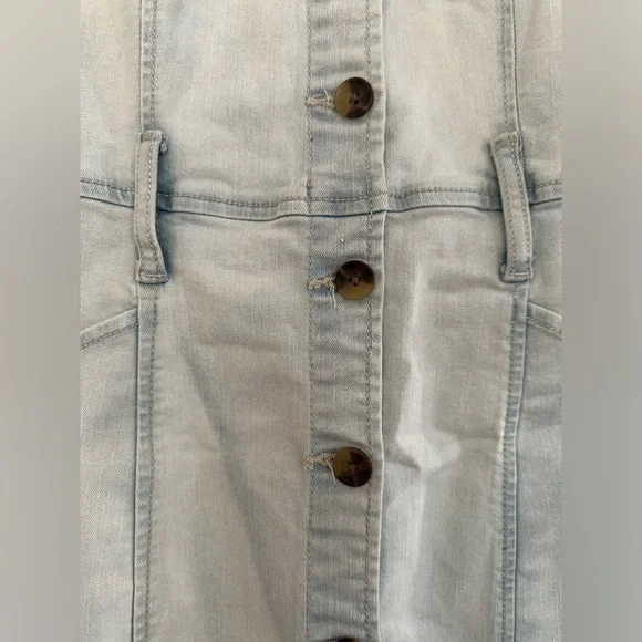 Light blue denim dress - Picture 4 of 4